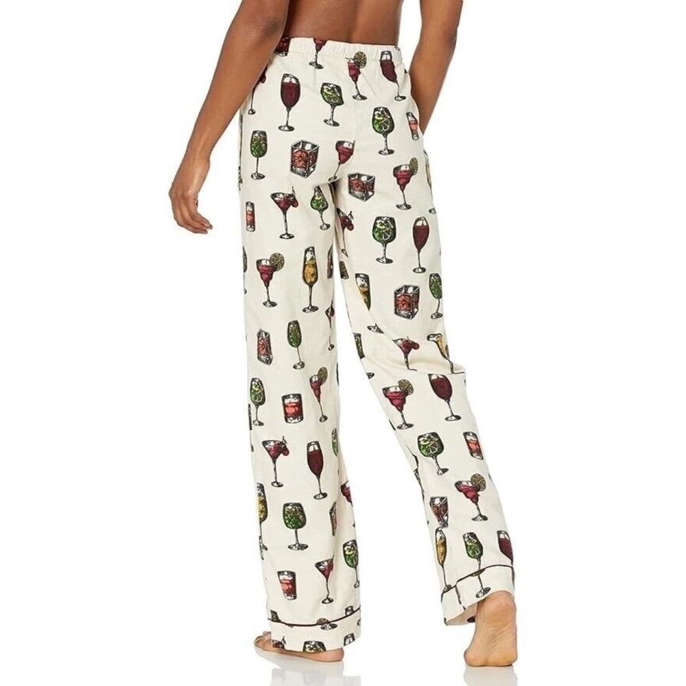 PJ Salvage Cheers Print Flannel Pajama Pants